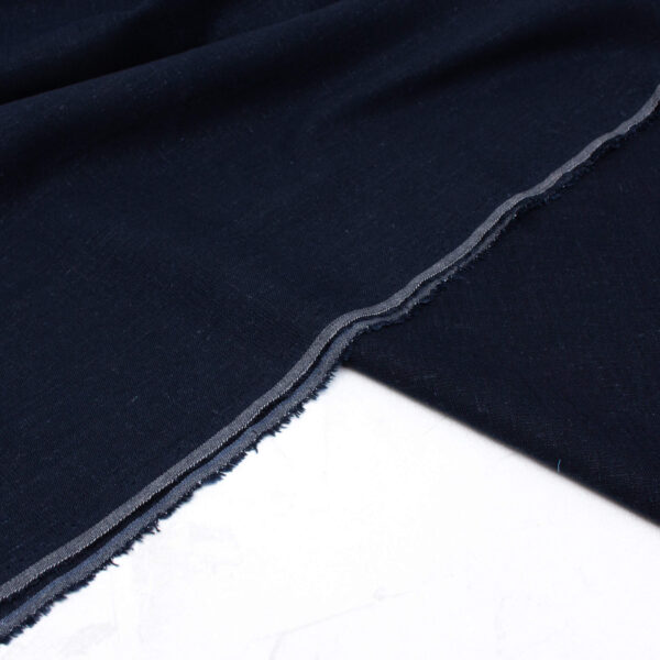 Viscose Linen Fabric in Classic Navy