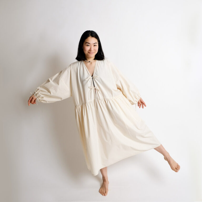 Zero Waste Gathered Dress Bow Hack Add On