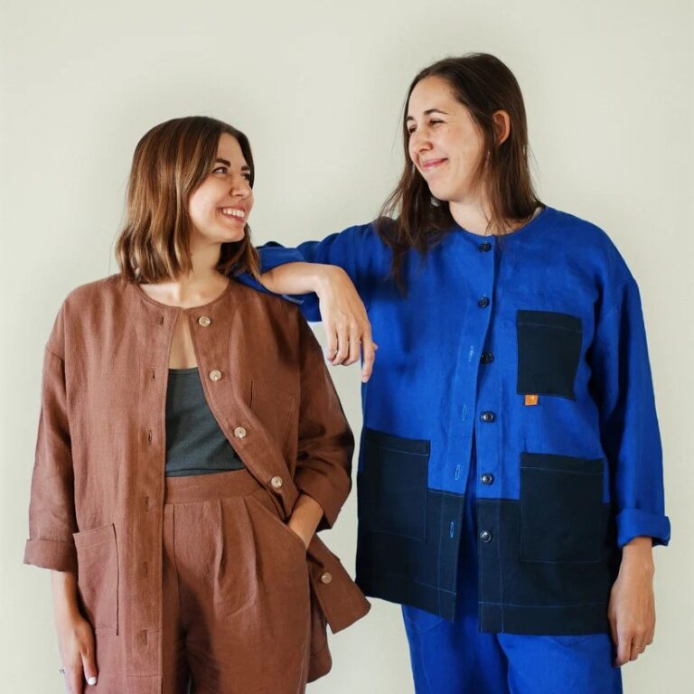 Amy and Theresa from matchy matchy sewing club