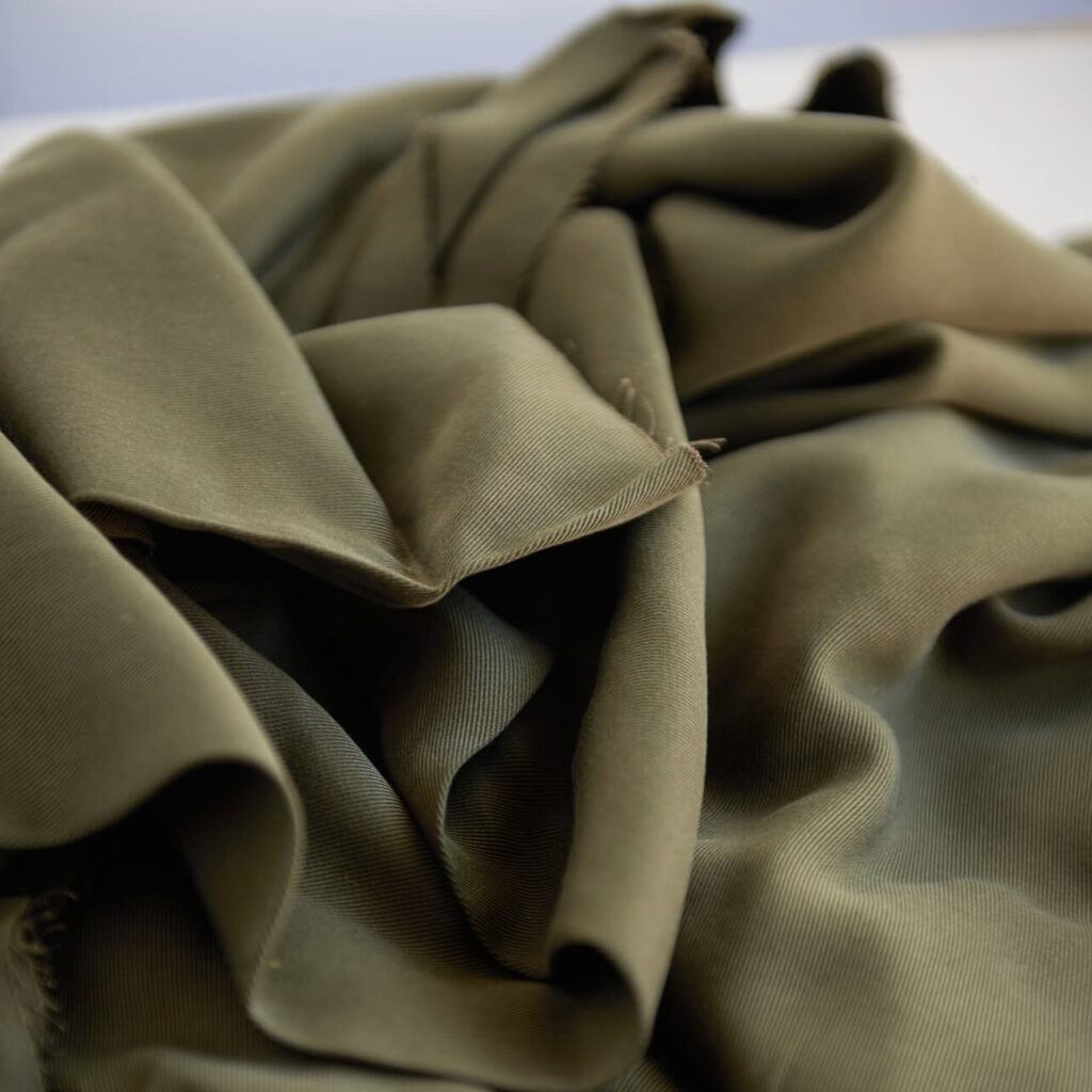 green sustainable fabric