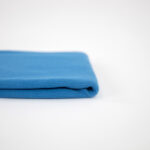 See You at Six Rib Knit Fabric in Pacific Blue