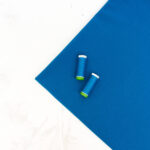 Organic Cotton Jersey Fabric in Azure Blue