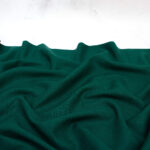 Viscose Linen Fabric in Forest Green