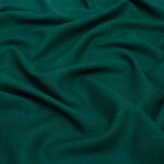 Viscose Linen Fabric in Forest Green