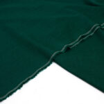 Viscose Linen Fabric in Forest Green