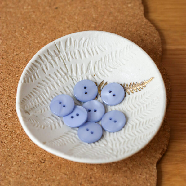 Lise Tailor 18mm Sparkle Button in Cloud Blue