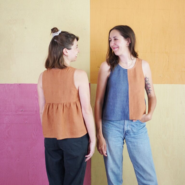 Peplum Split Tank Sewing Pattern