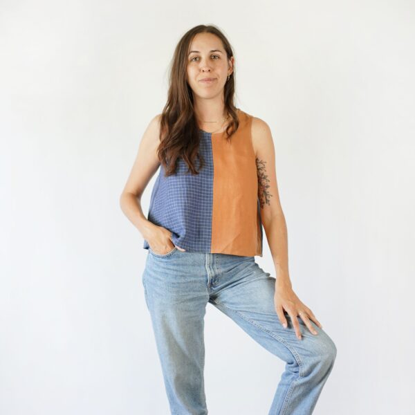 Peplum Split Tank Sewing Pattern