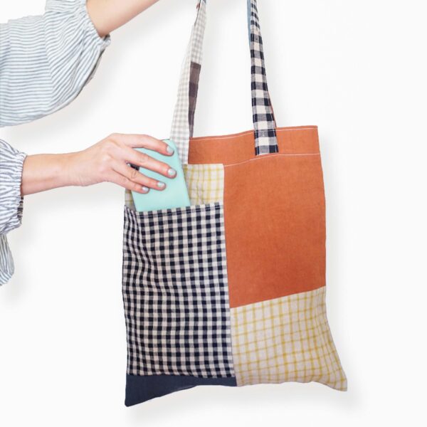 Matchy Matchy PDF Stash Pocket Tote Sewing Pattern