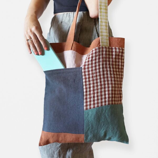 Matchy Matchy PDF Stash Pocket Tote Sewing Pattern