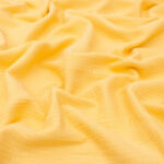 Organic Cotton Double Gauze Fabric in Butter Yellow