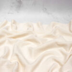Organic Cotton Double Gauze Fabric in Natural with Speckles