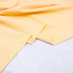 Organic Cotton Jersey Fabric in Buttermilk Yellow